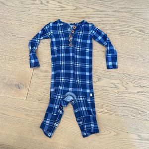Posh Peanut Blue Plaid Pajamas